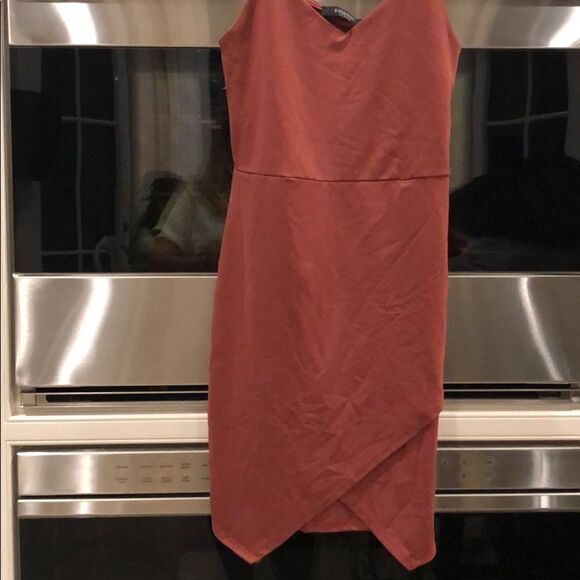 Red tight mini dress - Picture 3 of 3